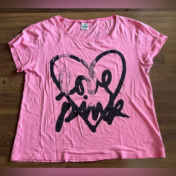 🔥4/$20 Pink oversized T-shirt - Picture 1 of 7